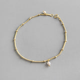925 Silver Beaded Austrian Crystal Bracelet for Women
