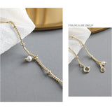 925 Silver Beaded Austrian Crystal Bracelet for Women