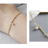 925 Silver Beaded Austrian Crystal Bracelet for Women