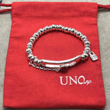 UNOde50 High Gemstones Sliding Women's Bracelet Romantic Jewelry Gift Pack