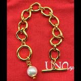UNOde50 Gemstone Bracelet: Romantic Jewelry Gift Bag