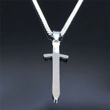 Viking Sword Pendant Necklace Classic Gothic Necklaces