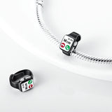 Vintage Travel Charm 925 Silver Beads for Bracelet Necklace Pendant Jewelry