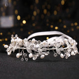 Crystal Pearl Hair Belt Bridal Hair Ornaments Hair Jewelry