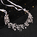 Crystal Pearl Hair Belt Bridal Hair Ornaments Hair Jewelry