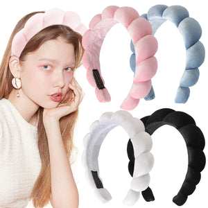 Pink Cloud Shape Hair Band Velvet Headband Hair Accessories