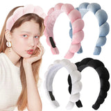 Pink Cloud Shape Hair Band Velvet Headband Hair Accessories