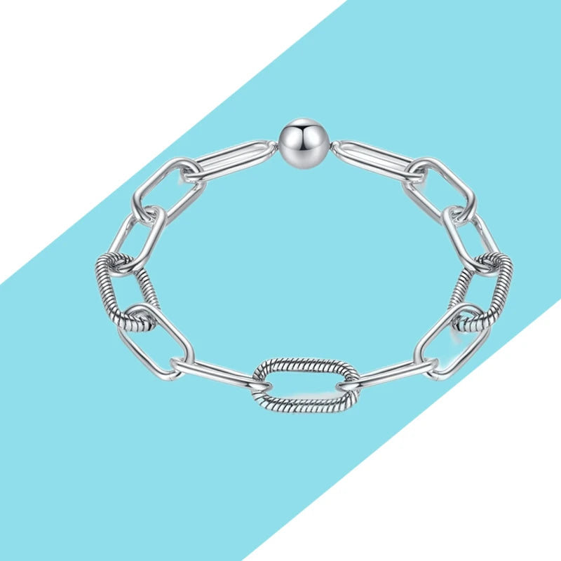 925 Silver Heart Bracelet Leather Braided Heart Clasp Jewelry