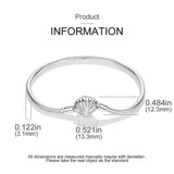 925 Silver Heart Bracelet Leather Braided Heart Clasp Jewelry