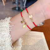 Chinese Lucky Red Rope Bracelet for Women Year of The Rabbit Gift
