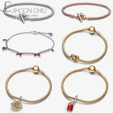 Year of the Rabbit Pan Bracelet 925 Sterling Silver DIY Jewelry