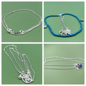925 Sterling Silver Heart-Shaped Engraved Necklace for Ladies