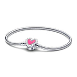 925 Silver Charm Love Star Bracelet for Girlfriend Anniversary