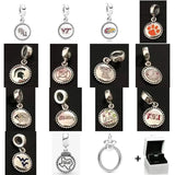 925 Sterling Silver English Letter Pendant for DIY Women's Jewelry