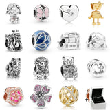 925 Sterling Silver Animal Book Charm for DIY Bracelet Jewelry