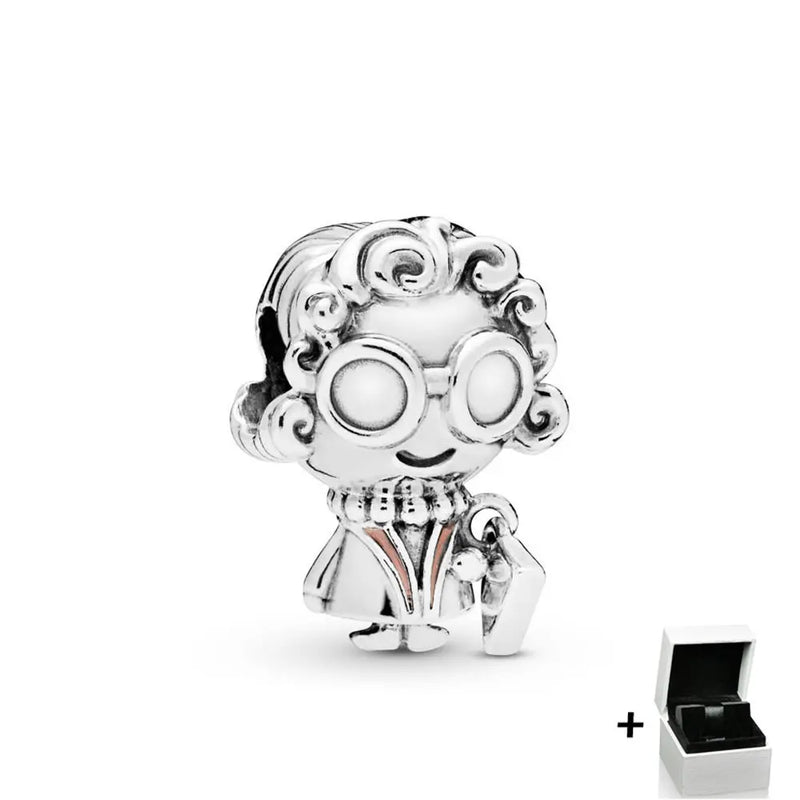 925 Sterling Silver Animal Book Charm for DIY Bracelet Jewelry