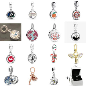 925 Sterling Silver Giant Panda Pendant DIY Women's Jewelry