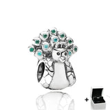 925 Sterling Silver Animal Pendant for DIY Bracelet Jewelry