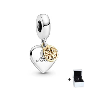 925 Silver Mother's Pendant for DIY Jewelry
