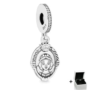 925 Sterling Silver Love Nameplate Pendant DIY Women's Jewelry