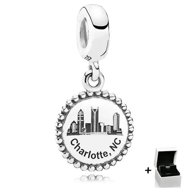 925 Sterling Silver Letter Backpack Pendant for DIY Jewelry