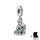 925 Sterling Silver Turtle Starfish Sports Pendant for DIY Women's Jewelry