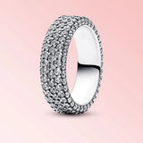 925 Sterling Silver Timeless Pav