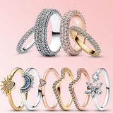 925 Sterling Silver Timeless Pav