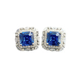 Royal 7 * 7 Horse-eye and Diamond Earrings