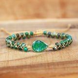 Friendship Wrap Bracelets for Men and Women with Droplet Charm