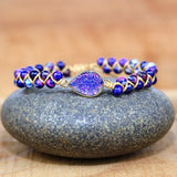 Friendship Wrap Bracelets for Men and Women with Droplet Charm