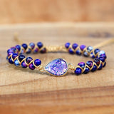 Friendship Wrap Bracelets for Men and Women with Droplet Charm