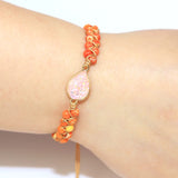 Friendship Wrap Bracelets for Men and Women with Droplet Charm