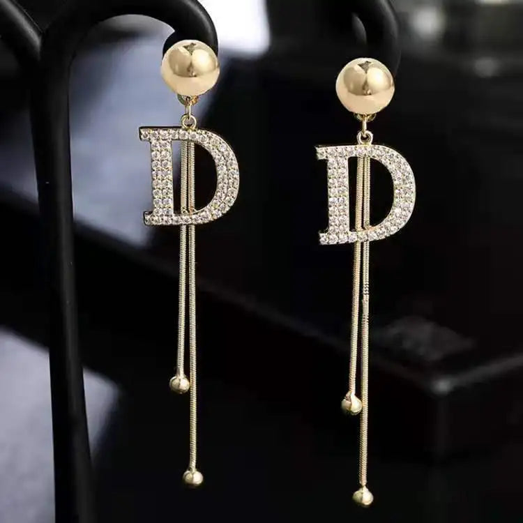 Metal Tassel Earrings for Women, South Style Party Accessory