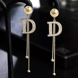 Metal Tassel Earrings for Women, South Style Party Accessory