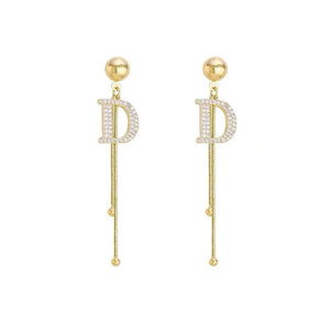 Metal Tassel Earrings for Women, South Style Party Accessory