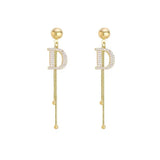 Metal Tassel Earrings for Women, South Style Party Accessory
