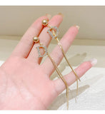 Metal Tassel Earrings for Women, South Style Party Accessory