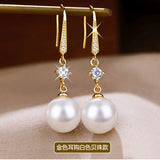 925 Silver Freshwater Pearl Pendant Earrings Bridal Wedding Jewelry