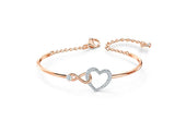Eternal Love Heart-Shaped Necklace and Earrings Set