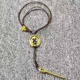 UNOde50 Electroplating 92514K Rope Button Necklace
