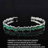 Silver Princess Bangle Bracelet Open Anniversary Jewelry
