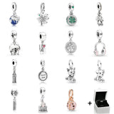 925 Sterling Silver Puppy Earphone Pendant Ladies Jewelry