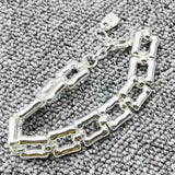 925 Silver Electroplated Women's Bracelets Romantic Holiday Gift