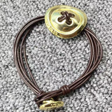 925 Silver High Button Cord Women's Bracelet - Summer Holiday Gift