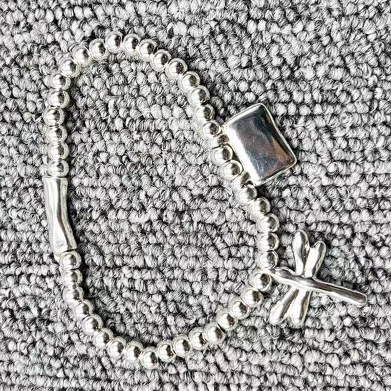 925 Silver Dragonfly Bracelet Colored Gems Summer Holiday Gift
