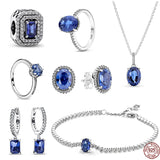 925 Sterling Silver Zircon Jewelry Set Gift
