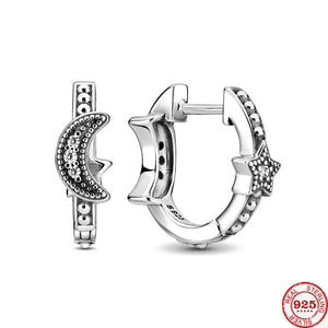 925 Silver Earrings Charm for DIY Jewelry Making Women