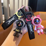 2023 Japanese Anime Key Chain Lightning Bear Couple Doll Car Bag Pendant