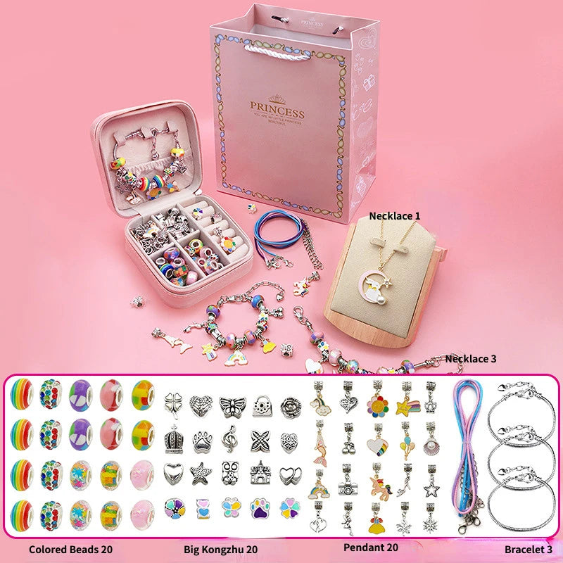 2023 DIY Necklace Bracelet Set Jewelry Rabbit Necklace Manualidades